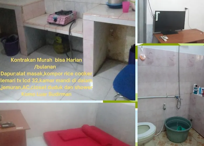 Kost harian 60ribu paviliun 1 Murah Fasilitas Lengkap Jendral Sudirman Komo Luar single suami istri RESMI marriage couple only SYARIAH PAVILIUN 1 SAUGI